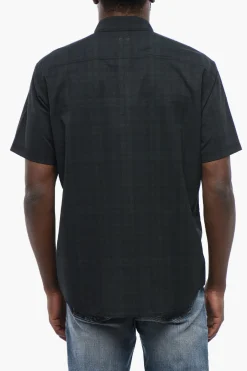 Camicia A Maniche Corte MESH A Quadri>Woolrich New