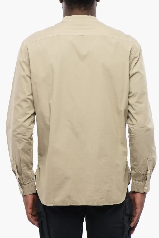 Camicia A Maniche Lunghe Con Collo Coreano>Altea Sale