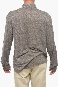 Discount Camicia A Maniche Lunghe In Lino Uomo Camicie
