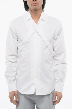 Best Camicia A Maniche Lunghe Con Dettaglio Incrociato Uomo Camicie