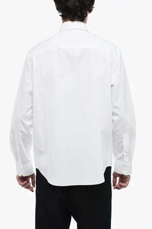 Camicia A Maniche Lunghe Con Dettaglio Fibbia>Versace Discount