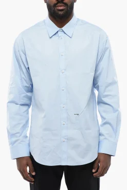 Sale Camicia A Maniche Lunghe CERESIO 9 Dropped Shoulder Fit Uomo Camicie