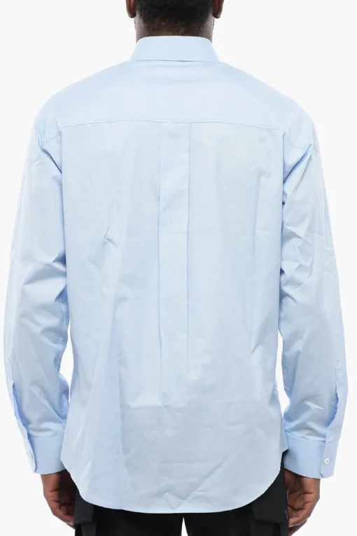 Sale Camicia A Maniche Lunghe CERESIO 9 Dropped Shoulder Fit Uomo Camicie