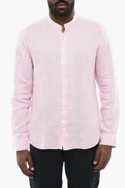 Camicia A Maniche Lunghe In Lino>Altea Fashion