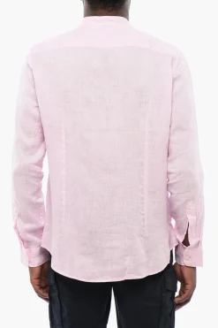Camicia A Maniche Lunghe In Lino>Altea Fashion