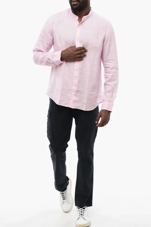 Camicia A Maniche Lunghe In Lino>Altea Fashion