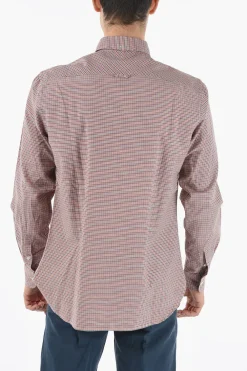 Camicia a Quadri Button-Down>Woolrich Outlet