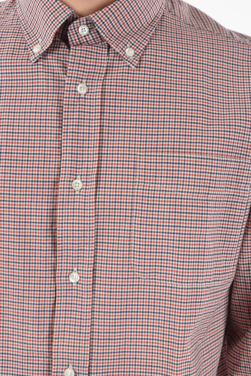 Camicia a Quadri Button-Down>Woolrich Outlet