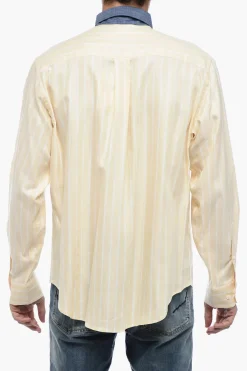 Camicia a Righe Awning Button Down>4SDesigns Discount
