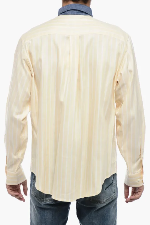 Camicia a Righe Awning Button Down>4SDesigns Discount