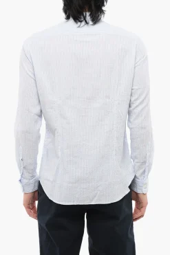 Best Camicia A Righe In Cotone Uomo Camicie