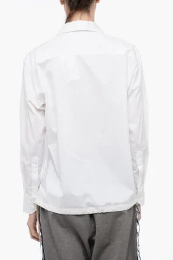 Camicia Asimmetrica in Popeline con Coulisse>Plan C Online