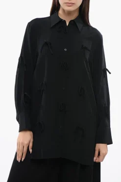 Fashion Camicia BED OF BOWS A Maniche Lunghe Donna Camicie