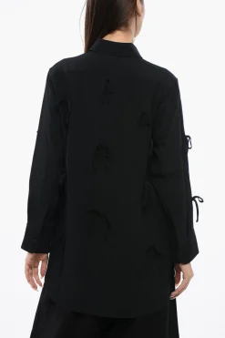 Fashion Camicia BED OF BOWS A Maniche Lunghe Donna Camicie