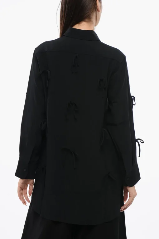 Fashion Camicia BED OF BOWS A Maniche Lunghe Donna Camicie