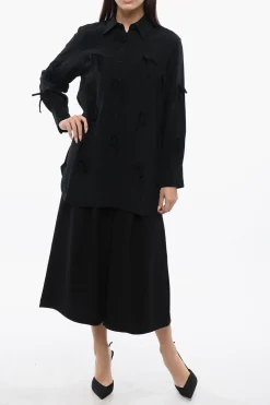 Fashion Camicia BED OF BOWS A Maniche Lunghe Donna Camicie