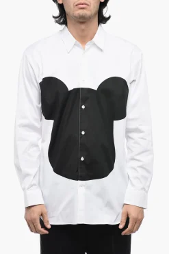 Camicia BE@RBRICK Stampata>Comme Des Garçons Discount
