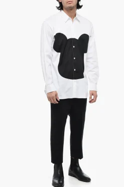 Camicia BE@RBRICK Stampata></noscript>Comme Des Garçons Discount