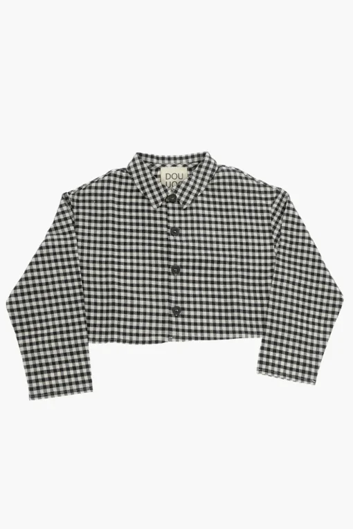 Camicia Bicolore a Quadri>Douuod Sale