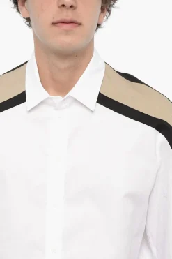 Camicia BOMBER MODERNIST in Cotone Piquet></noscript>Neil Barrett New