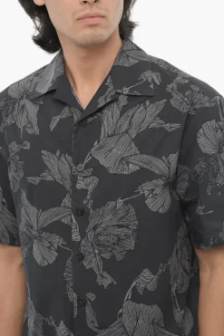 Camicia Boxy Fit a Motivo Floreale con Abbottonatura Nascosta></noscript>Neil Barrett Hot