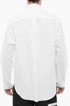 Discount Camicia Button Down in Cotone Piquet con Taschino Uomo Camicie