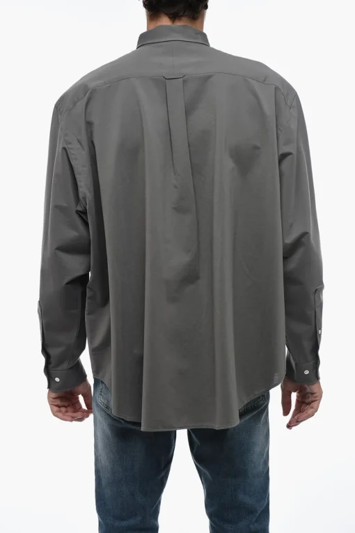 Camicia Casual con Taschino e Collo Italiano>J.Press Sale