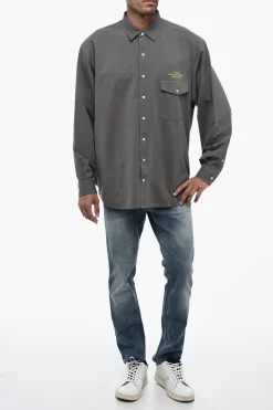 Camicia Casual con Taschino e Collo Italiano></noscript>J.Press Sale