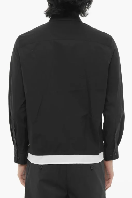 Camicia Casual Loose Fit Con Dettagli a Contrasto>Neil Barrett Sale