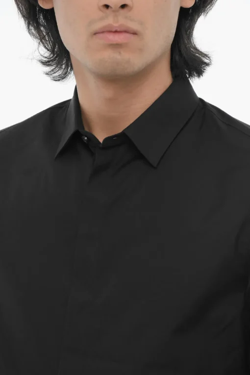 Camicia Casual Loose Fit Con Dettagli a Contrasto>Neil Barrett Sale