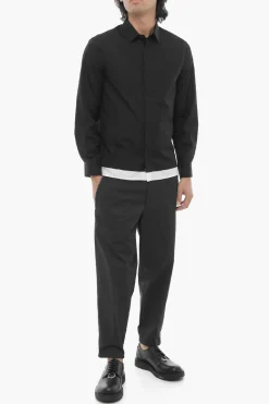 Camicia Casual Loose Fit Con Dettagli a Contrasto></noscript>Neil Barrett Sale