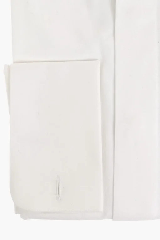 Camicia Cerimonia in Twill di Cotone con Collo Diplomatico>Corneliani New