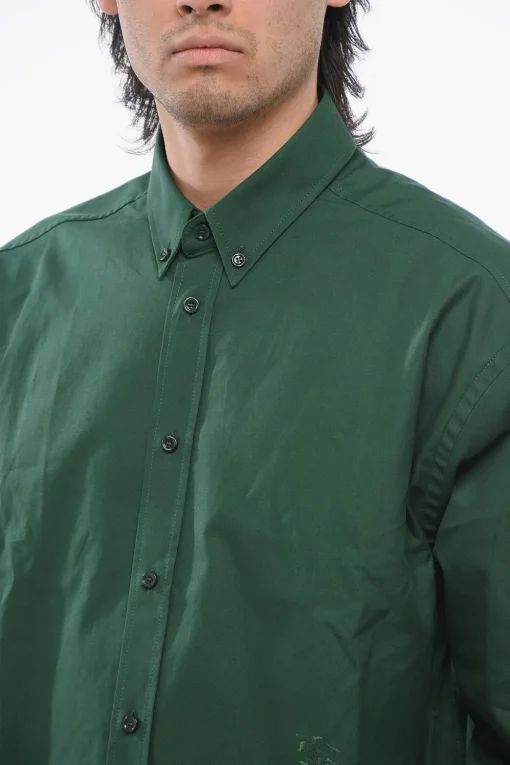Fashion Camicia Collo Button-down con EDK Uomo Camicie