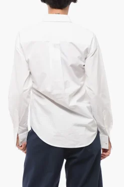 Camicia con Logo Ricamato>Dsquared2 Clearance