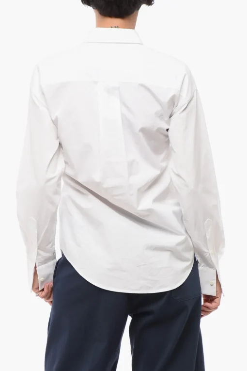 Camicia con Logo Ricamato>Dsquared2 Clearance