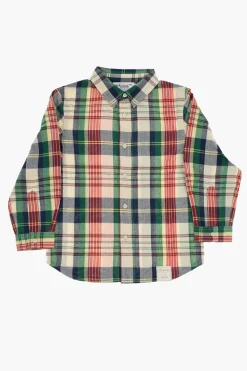 Outlet Camicia DAHO a Quadri Multicolor Bambino Abbigliamento