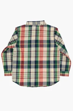 Outlet Camicia DAHO a Quadri Multicolor Bambino Abbigliamento