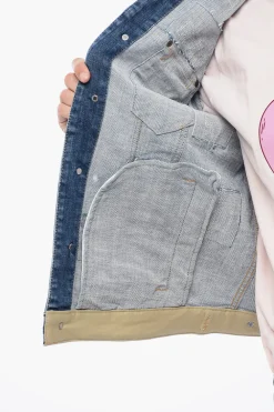 Camicia DAN JEAN in Denim Distressed></noscript>Dsquared2 Hot