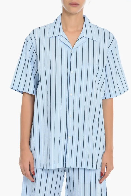 Best Camicia EMERSON Oversize a Righe Awning Donna Camicie