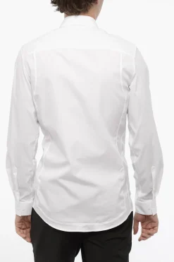 Camicia Fitted Slim Fit con Taschino>Neil Barrett Outlet