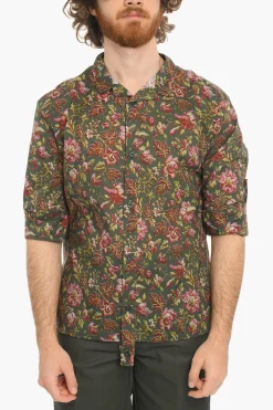 Camicia FUNDA Fantasia Floreale a Manica Corta>By Walid Hot