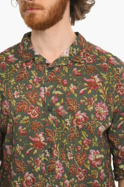 Camicia FUNDA Fantasia Floreale a Manica Corta>By Walid Hot