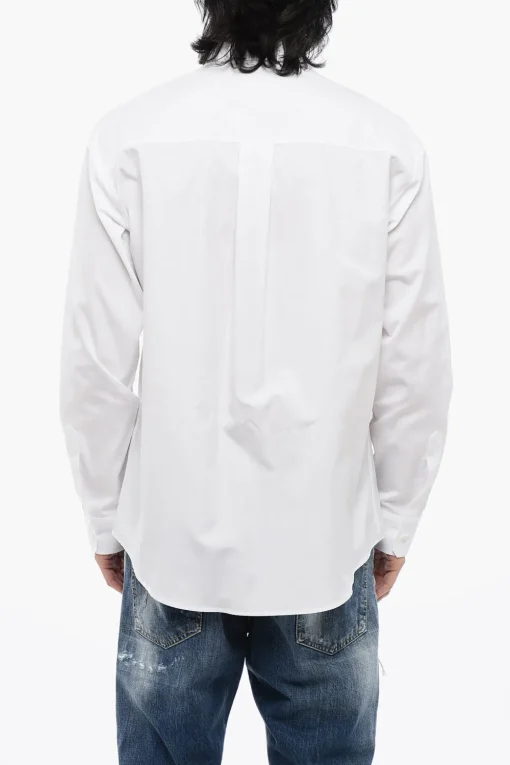 Camicia GOTHIC Stampata con Abbottonatura Nascosta>Dsquared2 Sale