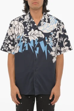 Online Camicia HAWAIIAN BOLTS Loose Fit a Maniche Corte Uomo Camicie