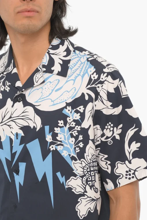 Online Camicia HAWAIIAN BOLTS Loose Fit a Maniche Corte Uomo Camicie
