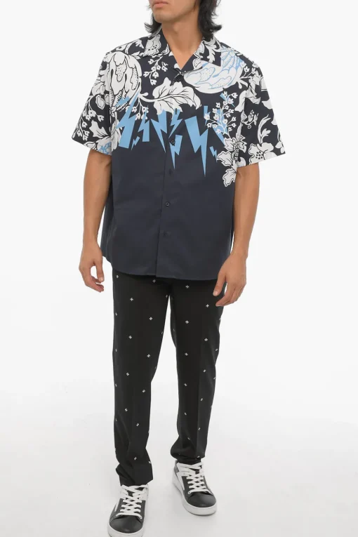 Online Camicia HAWAIIAN BOLTS Loose Fit a Maniche Corte Uomo Camicie