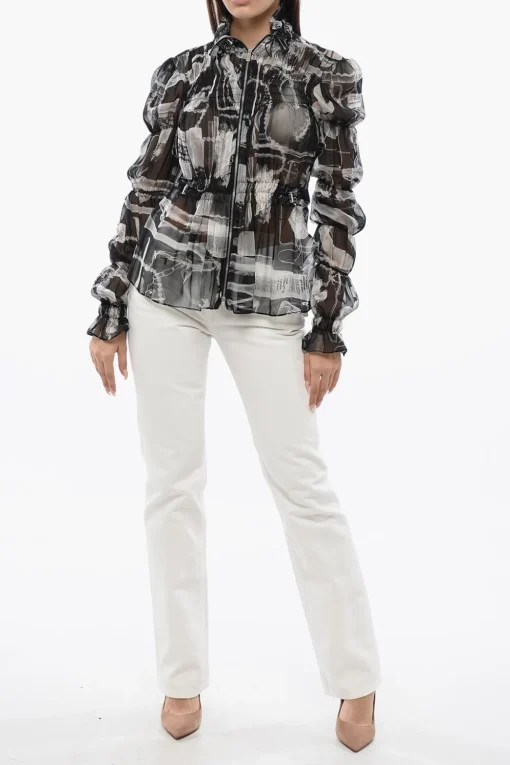 Outlet Camicia in Chiffon X-RAY con Coulisse in Vita Donna Camicie