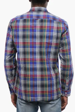 Camicia In Cotone ALASKAN A Quadri>Woolrich Best
