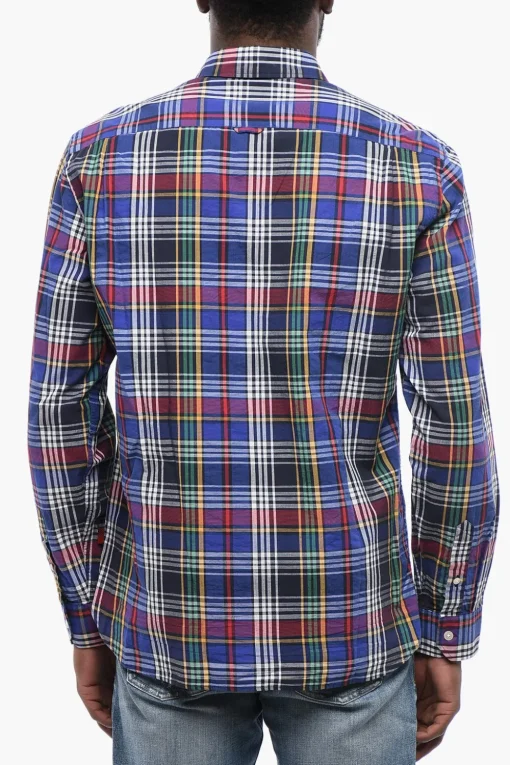 Camicia In Cotone ALASKAN A Quadri>Woolrich Best