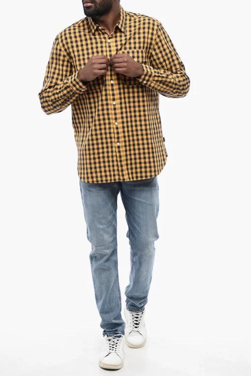 Sale Camicia In Cotone ALASKAN A Quadri Uomo Camicie
